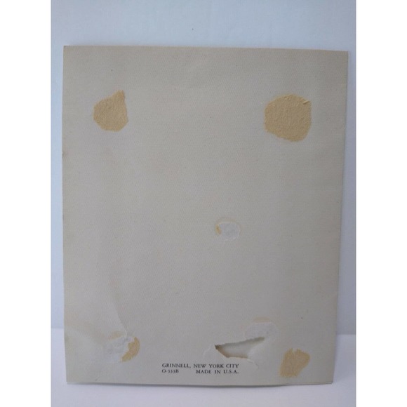 Mid Century Modern Christmas Greeting Card Signed PCN Vintage Grinnell 1945 - Picture 3 of 4